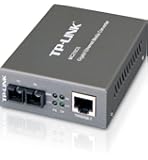 TP-Link Gigabit Ethernet Media Converter, Up to 1000Mbps RJ45 to 1000M Single-Mode SC Fiber  (MC210CS)