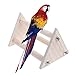 Delight eShop Parrot Bird Triangle Wooden Perch Cage Stand Play Toys Gym Activity Table Topthumb 1