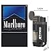 JETPRO Butane Torch Lighter 4 Jet Flames Cigar Lighter Refillable Gas Fuel Butane Lighter with Butane Window