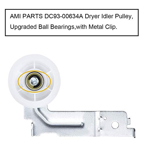 AMI PARTS Ultra Durable Dryer Repair Kit DC9716782A Dryer Roller
