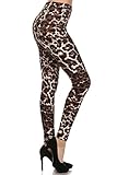 Leggings Depot Ultra Soft Women's Popular BEST Printed Fashion Leggings Group2 (Jaguar Diva)