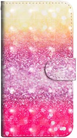Huawei Honor 7X Case Fanxwu Flip PU Leather Wallet Case with Card Slots and Stand Function Scratch-resistant Protective Cover - Gradient Color