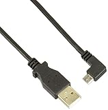 StarTech.com 1m 3 ft Micro-USB Charge-and-Sync Cable - Right-Angle Micro-USB - M/M - USB to Micro USB Charging Cable - 30/24 AWG (USBAUB1MRA)