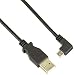 StarTech.com 1m 3 ft Micro-USB Charge-and-Sync Cable - Right-Angle Micro-USB - M/M - USB to Micro USB Charging Cable - 30/24 AWG (USBAUB1MRA)
