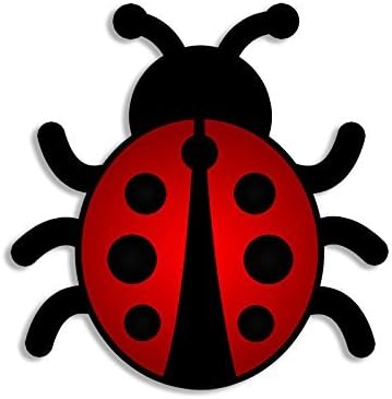 Magnet Lady Bug Shaped Magnetic Sticker (Cute Ladybug Decal)