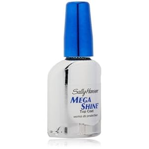 Image of Sally Hansen Mega Shine Top Coat 3460 Clear by Sally Hansen