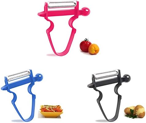 Magic Trio Peelers Slicer Shredder for Cabbage, Vegetable, Fruit, Multifunctional Kitchen Helper (Set Of 3)