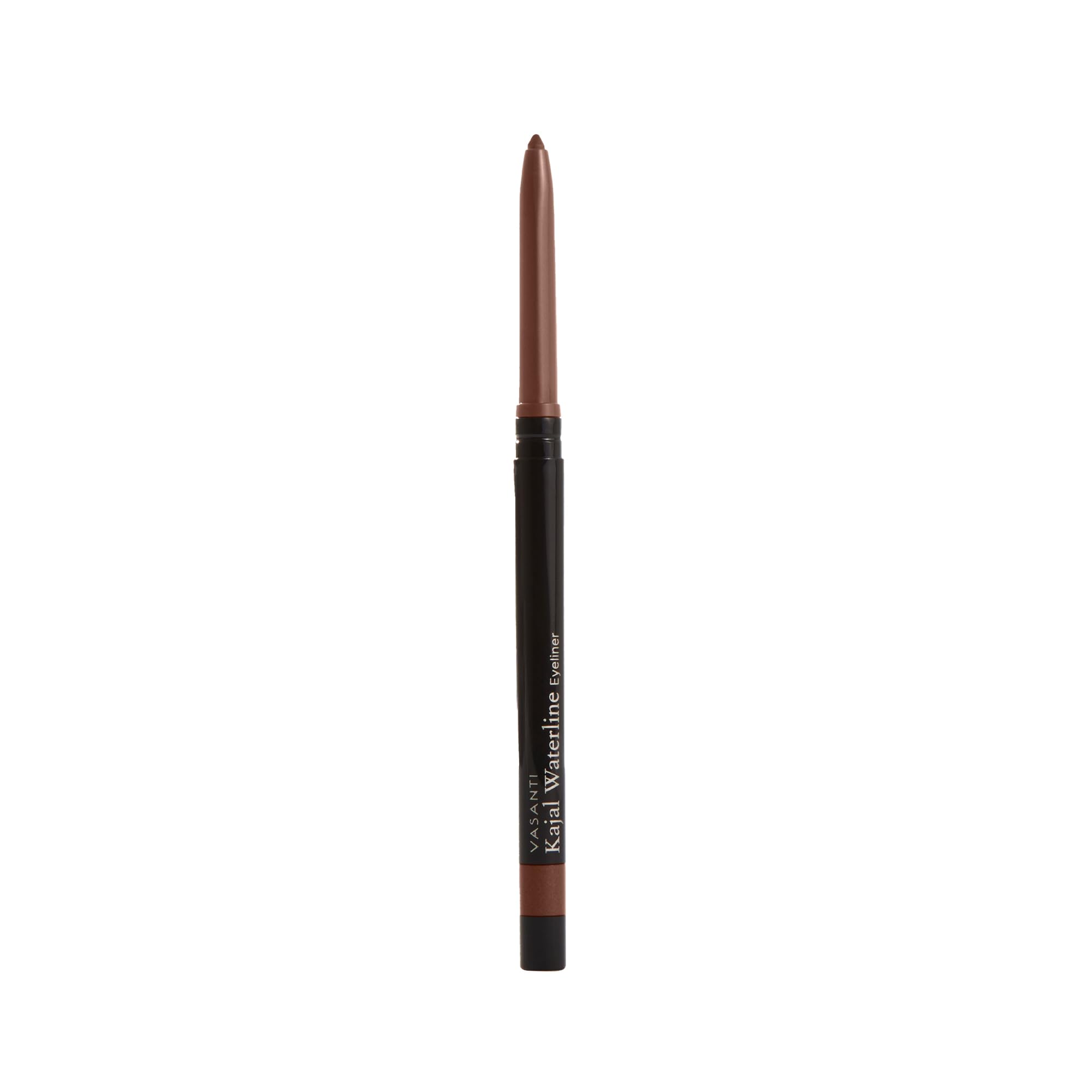 VASANTI Kajal Waterline Eyeliner Pencil (Hazel Brown) - Soft Waterproof Long-Lasting Eyeliner - Vegan, Cruelty-Free, Made from Natural Ingredients