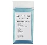 Mica Pearl Pigment Powder (Sky Blue) - (.88 Ounce/25 Grams) - 10+ Colors Available