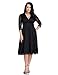Lookbook Store Women's Black Lace Mother of The Bride Bridal Empire Dress 20W