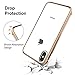 Soke iPhone Xs Max Case 2018, Slim Fit Cover Case [Unique Loudspeaker Hole][Drop Protection] with Clear Soft TPU Back and Electroplated Frame for iPhone Xs Max 6.5 Inch (2018 Released), Rose Gold