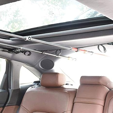 Amazon Co Jp 銀行釣り魚ポールホルダーgrou用ロッドホルダー アウトドア車 はロッドセーバー安全に保管クイックイージーインストール5ロッド車両便利なキャリア釣りホルダーベルトストラップ釣り ホーム キッチン