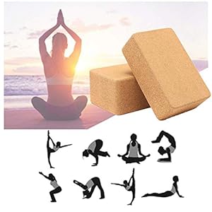 WESEEDOO Yoga Brick Yoga Block Cork Yoga Set Pilates Head Block Support Deepen For Yoga High Density Foam Block Yoga Support Blocks Yoga Blocks And Bricks 2pcs,-