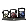 Neo 3 STKS 3 Stuk Kettlebell Kettle Bell Set Gewichten Sets Oefening Thuis Gym Rack Stand 2 4 8 KG