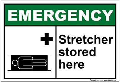 Emergency - stretcher stored here