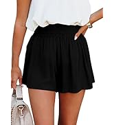 Asvivid Casual Elastic High Waist Sheer Mesh Swiss Dot Shorts Summer Loungewear Casua Shorts for ...