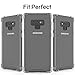 Note 9 Case, [Dome Glass] Reinforced TPU Extra Corner Cushion Bumper and Scratch Resistant with Enhanced Hand Grip Hard Back Panel Cover for Whitestone for Samsung Galaxy Note 9 (2018) - Clear