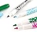 Erin Condren Fine Tip Wet Erase Markers Set of 4 - Black, Magenta, Kelly Green, Turquoise. Small Skinny Markers for Whiteboards and Overhead Transparent Projectors.