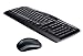 Logitech MK320 Wireless Desktop Keyboard and Mouse Combo — Entertainment Keyboard and Mouse, 2.4GHz Encrypted Wireless Connection, Long Battery Life (Renewed)