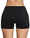 THE GYM PEOPLE Compression Short Yoga Shorts Women Power Flex Running Fitness Shorts with Pockets