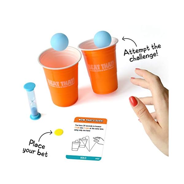 Beat-That-The-Bonkers-Battle-of-Wacky-Challenges-Family-Party-Game-for-Kids-Adults Gutter Games Beat That! - The Bonkers Battle of Wacky Challenges - Family Party Game for Kids & Adults, Card and Board…