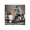 Kenwood-Chef-Titanium-Stand-Mixer-for-Baking-Powerful-and-Stylish-Kitchen-Machine-in-Silver-with-K-beater-Dough-Hook-Whisk-and-46-Litre-Bowl-1500-W-KVC7300S-Silver Kenwood Chef Titanium Stand Mixer for Baking - Powerful and Stylish Kitchen Machine in Silver, with K-beater, Dough Hook…