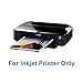 RC Ultra Premium Photo Paper - 11x17 High Glossy Photographic Paper 100% Waterproof - Uinkit 50Sheets For Inkjet Printing