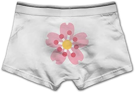 gregezrg Flower Emoji Men's Underwear Cotton Vintage Boxer Briefs Ash