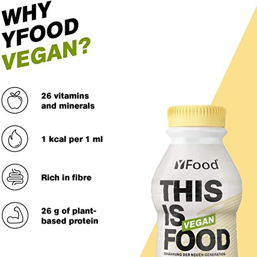 YFood-Vegan-Vanille-Laktose-glutenfreier-Nahrungsersatz-26g-Protein-26-Vitamine-Mineralstoffe-Astronautennahrung-25-des-Kalorienbedarfs-Trinkmahlzeit-12-x-500-ml-300-E-Pfand-inkl YFood-Vegan-Vanille-Laktose-glutenfreier-Nahrungsersatz-26g-Protein-26-Vitamine-Mineralstoffe-Astronautennahrung-25-des-Kalorienbedarfs-Trinkmahlzeit-12-x-500-ml-300-E-Pfand-inkl