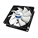 ARCTIC F9 PWM - 92 mm PWM Case Fan, PWM-Signal regulates Fan Speed, Quiet Motor, Computer, Fan Speed: 150-1800 RPM - Black, White