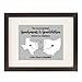 CANARY ROAD Grandparent Two State Print | Personalized Grandparent Sign | Grandparent Map | Gifts for Grandparents | Long Distance Grandparent Gift