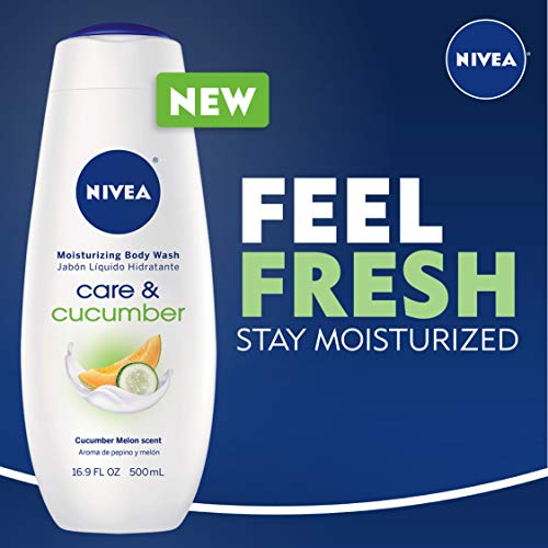 image for NIVEA Care & Cucmber Moisturizing Body Wash - Revitalizing Scent for N
