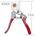 TOOLMOOM Professional Hand Pruners, Heavy Duty Pruners, Tree Trimmers Secateurs, Bypass Pruning Shears, Sharp Pruners Small, Garden Shears, Yard Clippers Prunersthumb 1