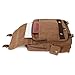 S-ZONE One Strap Sling Canvas Cross Body 13-inch Laptop Messenger Bag Travel Shoulder Backpack Coffee
