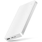 ZMI 2-Way Fast Charging Portable Charger Ultra-Compact Power Bank 10000mAh External Backup Battery Pack for iPhone iPad Samsung Galaxy Fitbit and More (White)