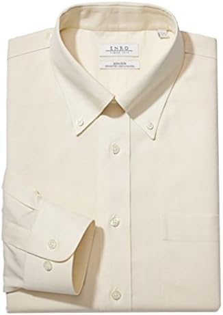 Enro Men's Classic Fit Solid Button Down Collar Dress Shirt (Pack of 2)