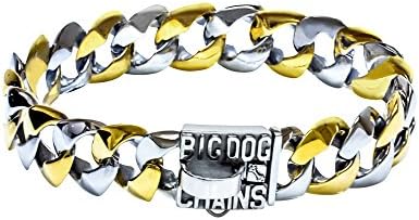Big Dog Chains CAPONE LUXURY GOLD DOG COLLAR