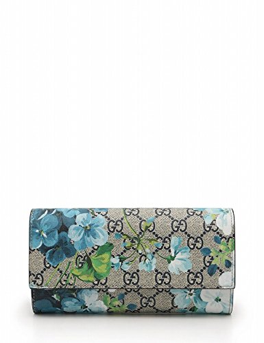 お1人様1点限り グッチ Gucci 長財布 Ggブルームス Ggスプリームキャンバス 二つ折り ベージュ 青 赤 中古 B07n1h29 Studioweb Com