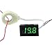 bayite DC 5-120V 100A Mini Digital Current Voltage Amp Meter Ammeter Gauge with Hall Effect Sensor Transformer primary