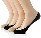 Dr. Anison Ultra Low Cut Liner No Show Socks Women Pack of 4 Pair( Fit Size 6-11)