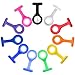 Top Plaza Womens Girls Silicone Nurse Brooch Fob Watch with 11 Different Replacement Brooch Case Covers