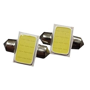 【Vonyoボニョ】 室内灯LED ルームランプLED 12chips ホワイト 白LED COB LED T10-31mm 2個セット