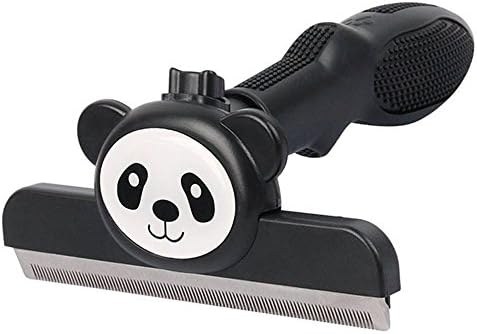 Grooming Brush,Deshedding Brush for Dogs &amp; Cats,Essential Deshedding Tool ,Stainless Steel Safety Blade,Reduce Shedding For Small, Medium And Large Pets (M)