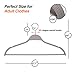 ELONG HOME Plastic Clothes Hangers, Upgraded Rubber Non Slip Plastic Hangers, Non Velvet Durable Slim Clothing Hangers, 17.7 Inches Wide for Adults Clothes, 20 Pack