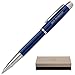 Dayspring Pens - Personalized PARKER IM Blue Rollerball Gift Pen with Name. Custom Engraved Fast!