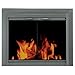 Pleasant Hearth CR-3402 Craton Fireplace Glass Door, Gunmetal, Large