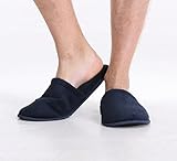 Pembrook Men's Slippers with Memory Foam - Soft Polar Fleece - House Slippers for adults, men, boys