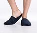 Pembrook Mens Scuff Slippers | Bedroom Slippers for Men with Memory Foam | Slip on Slippers for Men for Travel, Home, Bathroom & Hospital