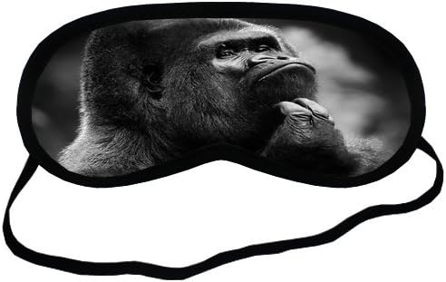 Personalise Custom Cool Gorilla Sleeping Mask Best Comfortable Sleeping Eye Cover Great for Travel Rest And Meditation Shift Work Sleep