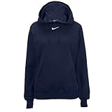 Nike Womens Club Fleece Hoody - Small - Navy